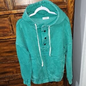 ZENANA Womens Sz Small Kelly Green Over Sized Soft Hoodie. Dont Miss. NWOTS